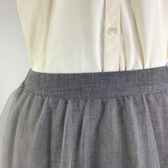 Tulle and linen skirt LC Lauren  Conrad - Picture 2 of 4